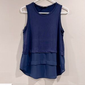 🔥Michael Kors Navy Blue Sleeveless Layered Top🔥